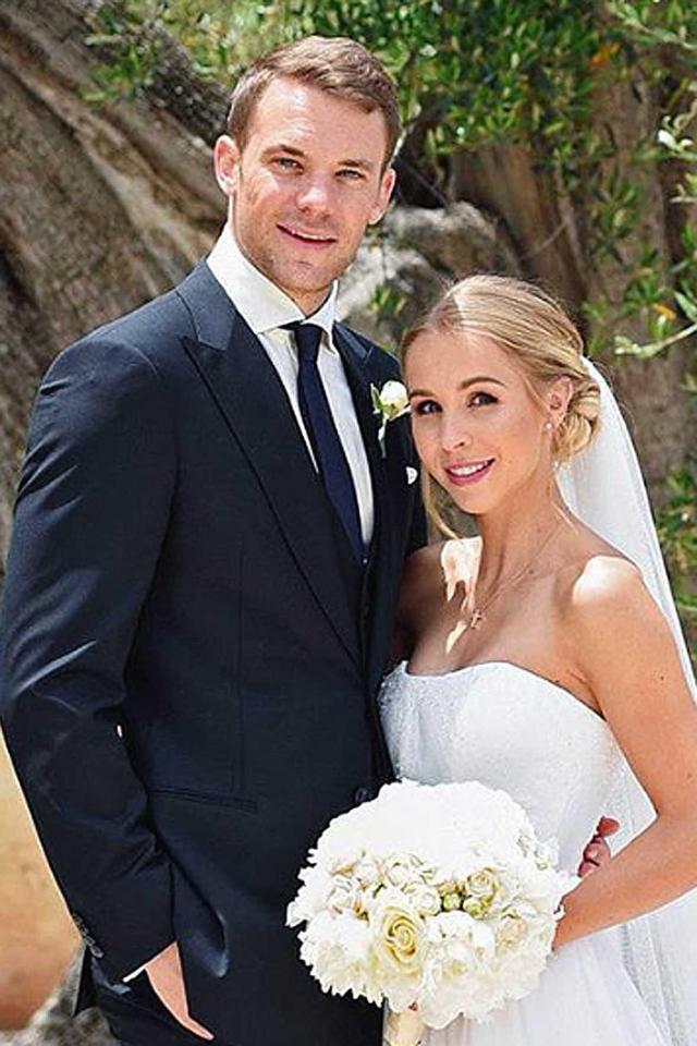  Germany No1 Manuel Neuer is married to stunning partner Nina Weiss