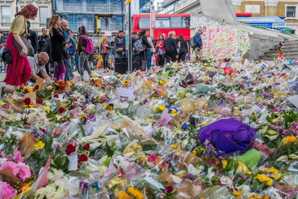  Tributes to the victims of the London Bridge attack