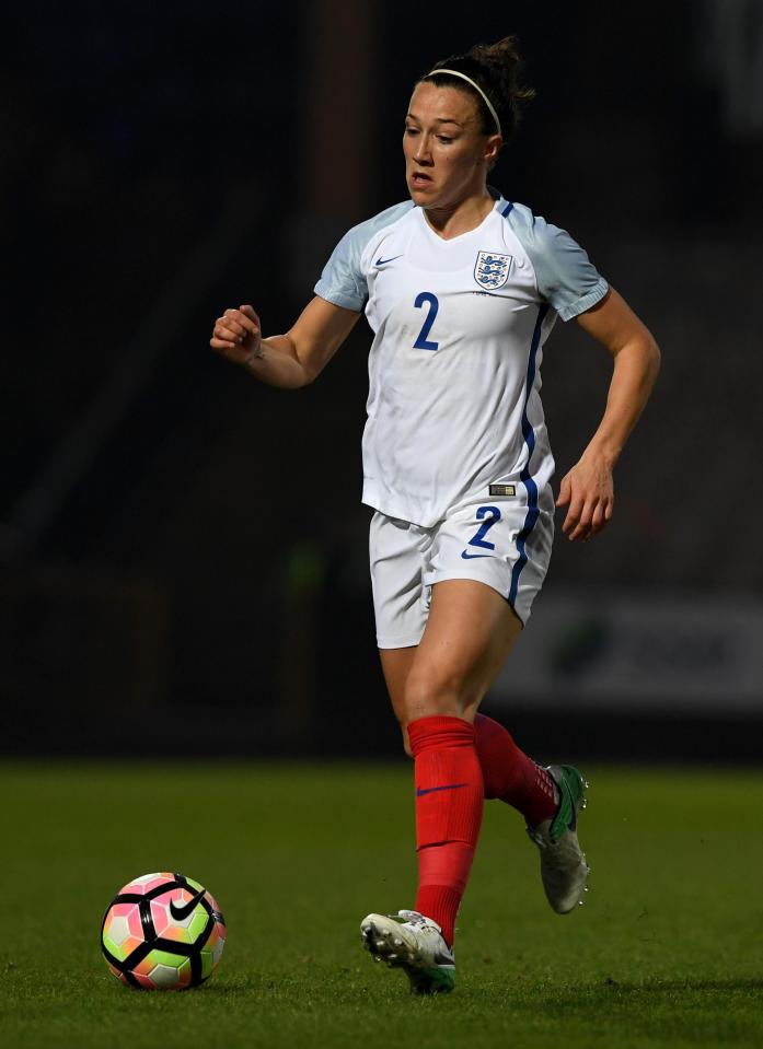  England's Lucy Bronze plays for Lyon, the highest paying women's football team