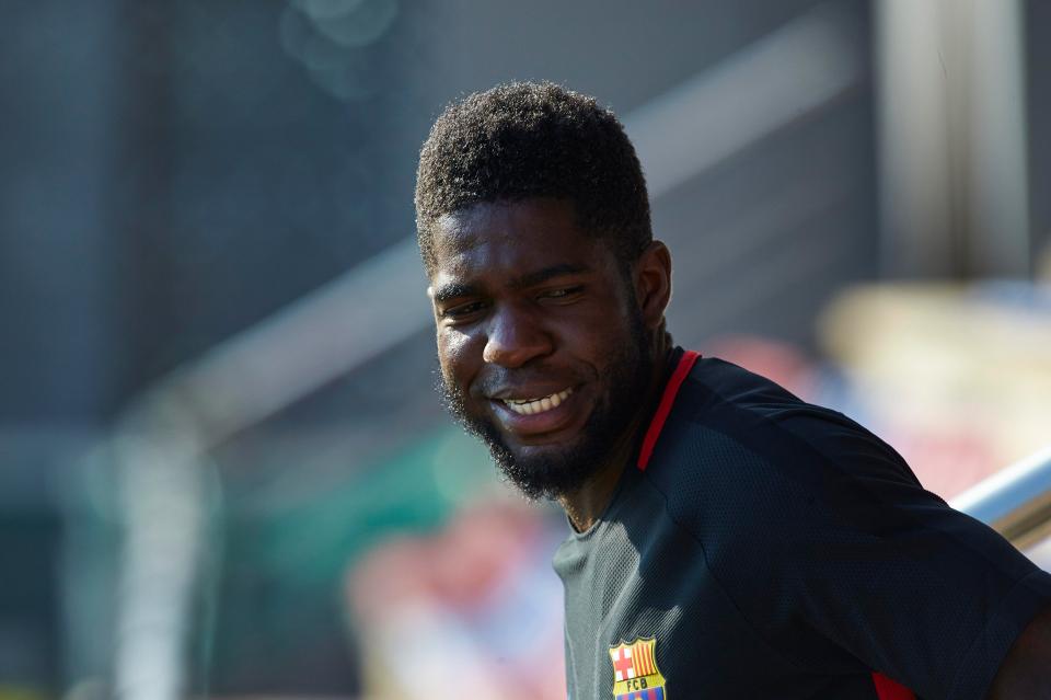  His fellow centre-half Samuel Umtiti is also one booking shy of a ban