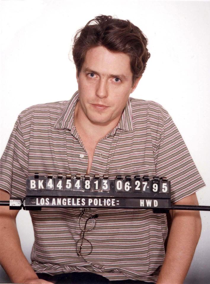  Hugh Grant was arrested in 1995 after being caught in a car with a prostitute