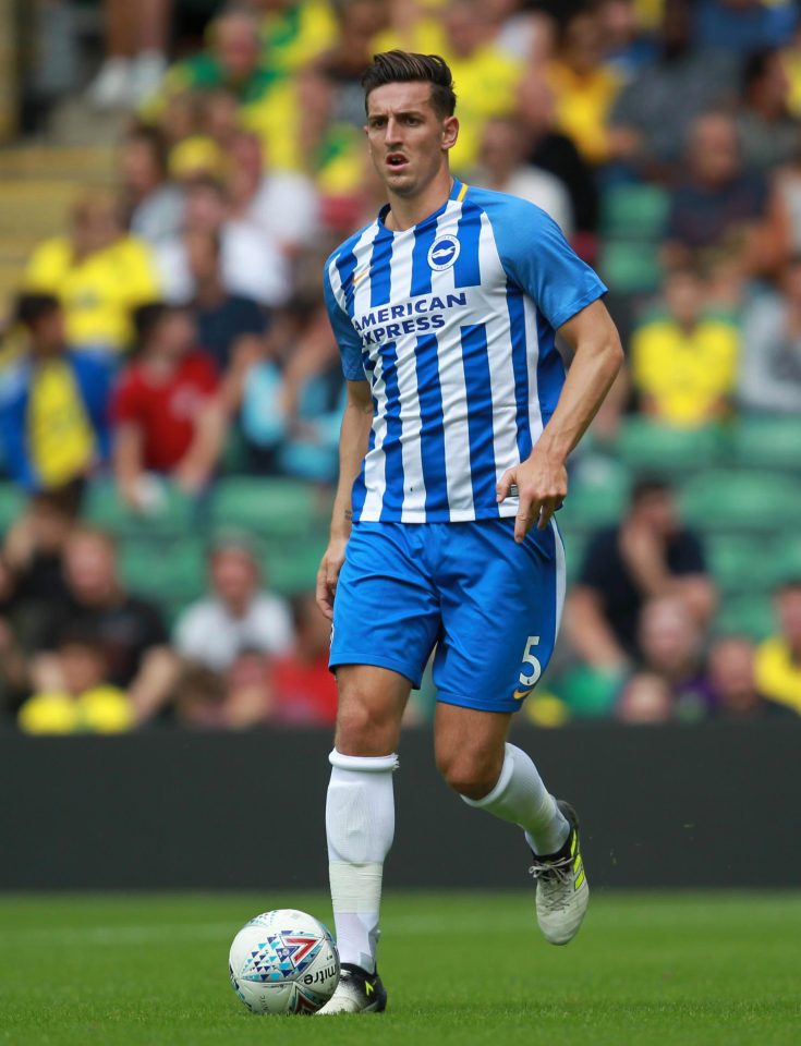  Brighton defender Lewis Dunk has starred for the south coast side this campaign