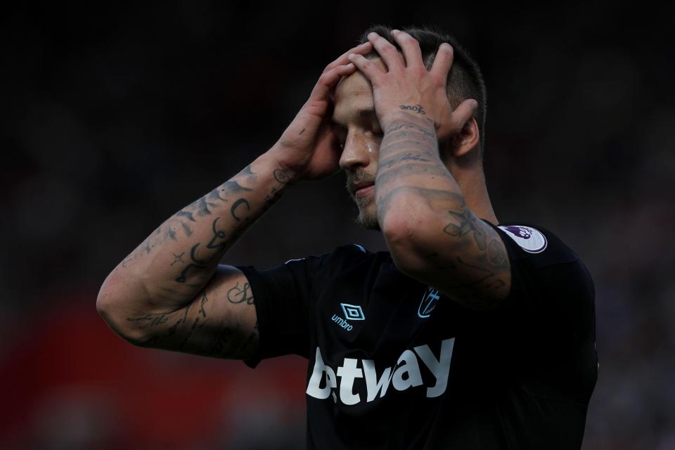  Arnautovic has endured a tough start to life at the Hammers since his summer move