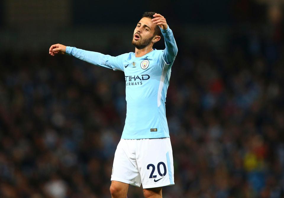  Bernardo Silva left Monaco to join Manchester City for massive £34million but David Silva keeps him quiet