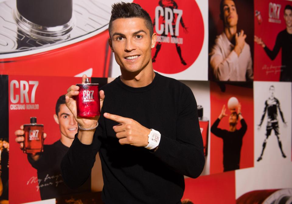  The Portuguese star has also released a fragrance range