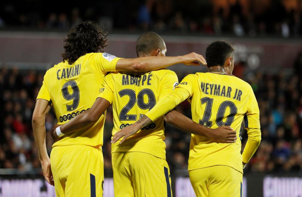  PSG spent a fortune to create a team of attacking talents