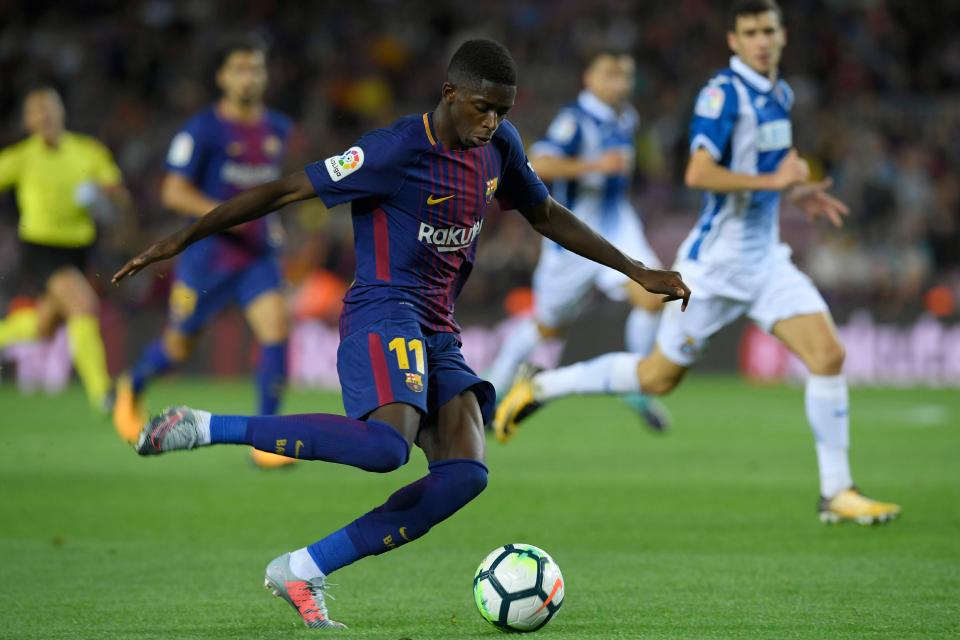  The La Liga giants eventually settled on Dortmund team-mate Ousmane Dembele instead