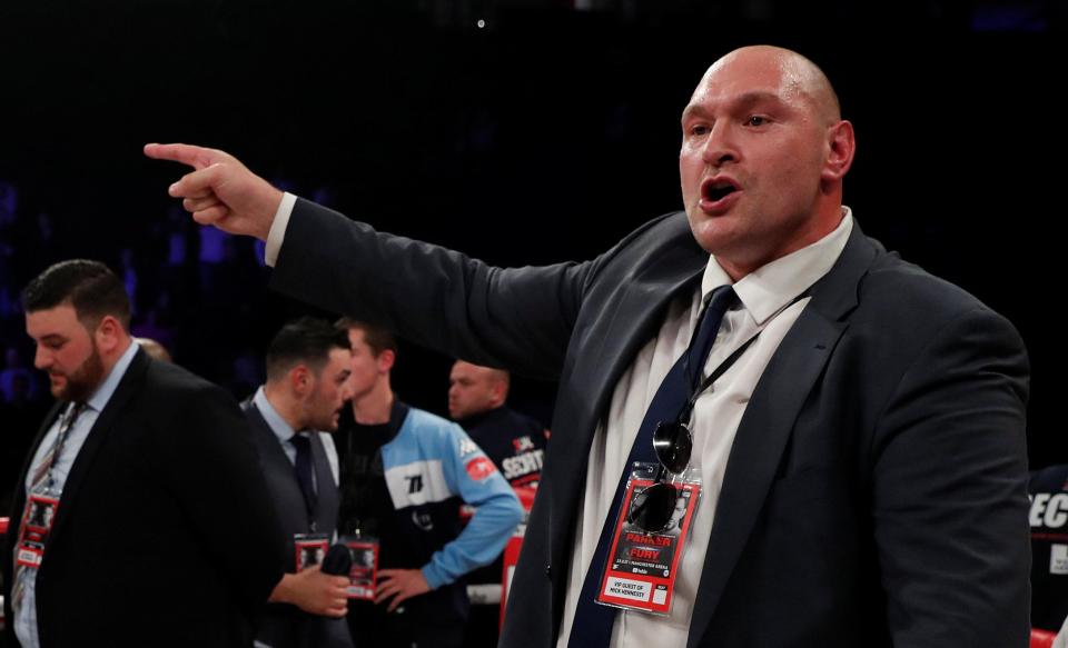  Fury is trying to get in shape and get his boxing licence back