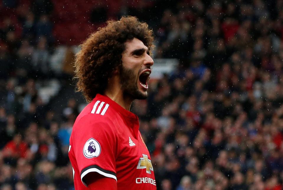  Marouane Fellaini could be on his way out of United soon, according to reports