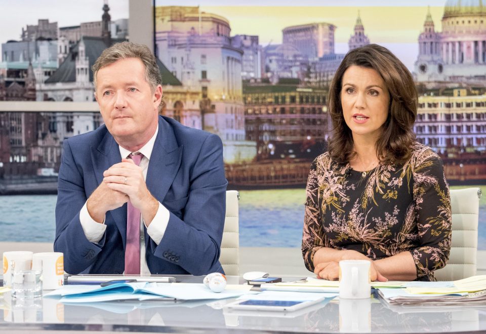  Piers Morgan and Susanna Reid back the campaign