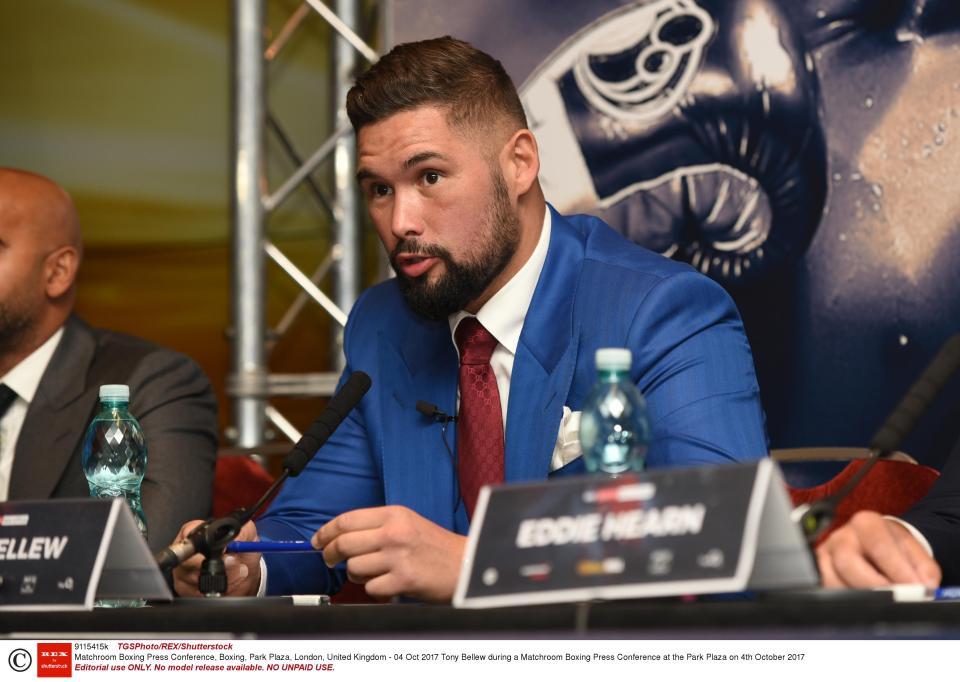  Tony Bellew seems up for a heavyweight scrap against Tyson Fury next up