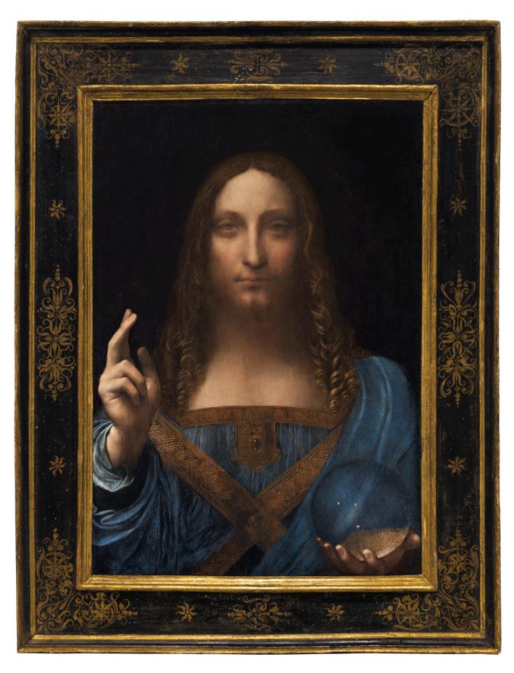  Leonardo da Vinci's Salvator Mundi sold for whopping £340million