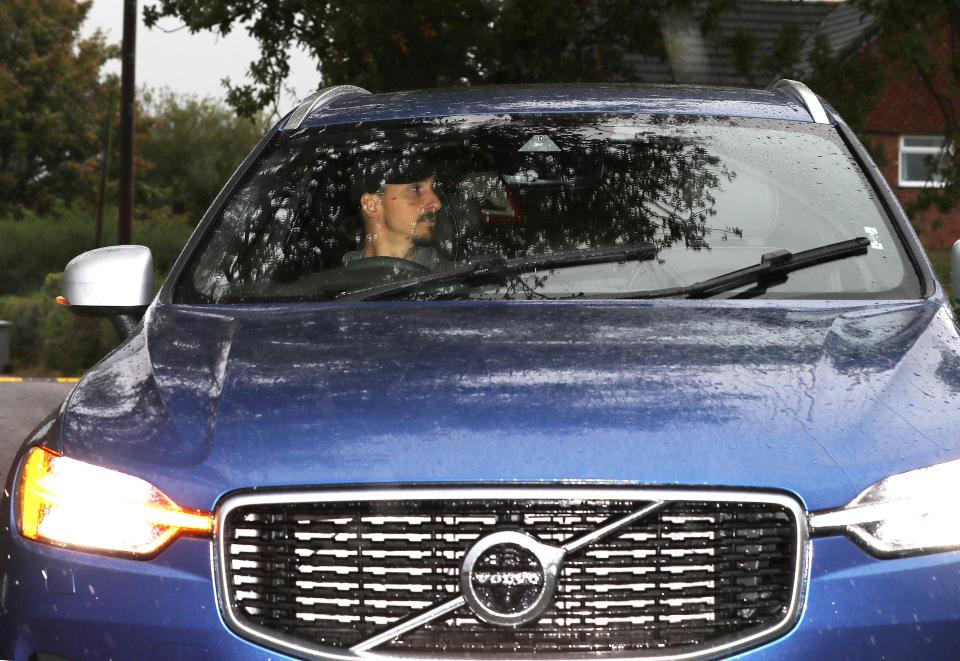  Zlatan Ibrahimovic in a Volvo from his native Sweden