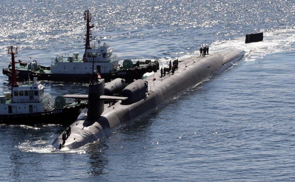  The USS Michigan is the world's biggest nuclear-powered ballistic missile submarine