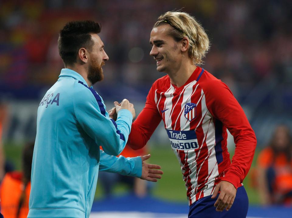  Griezmann could also link up with Lionel Messi at Barcelona