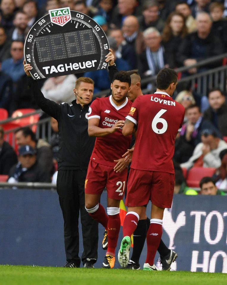  Dejan Lovren was substituted in the first half against Tottenham