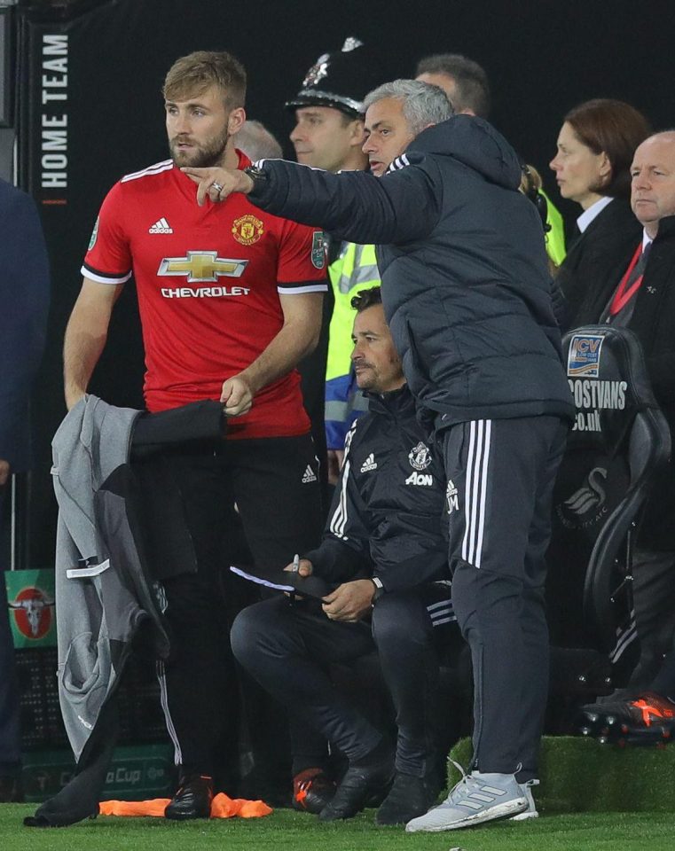  Jose Mourinho has told Luke Shaw he is no longer needed at Manchester United and can leave