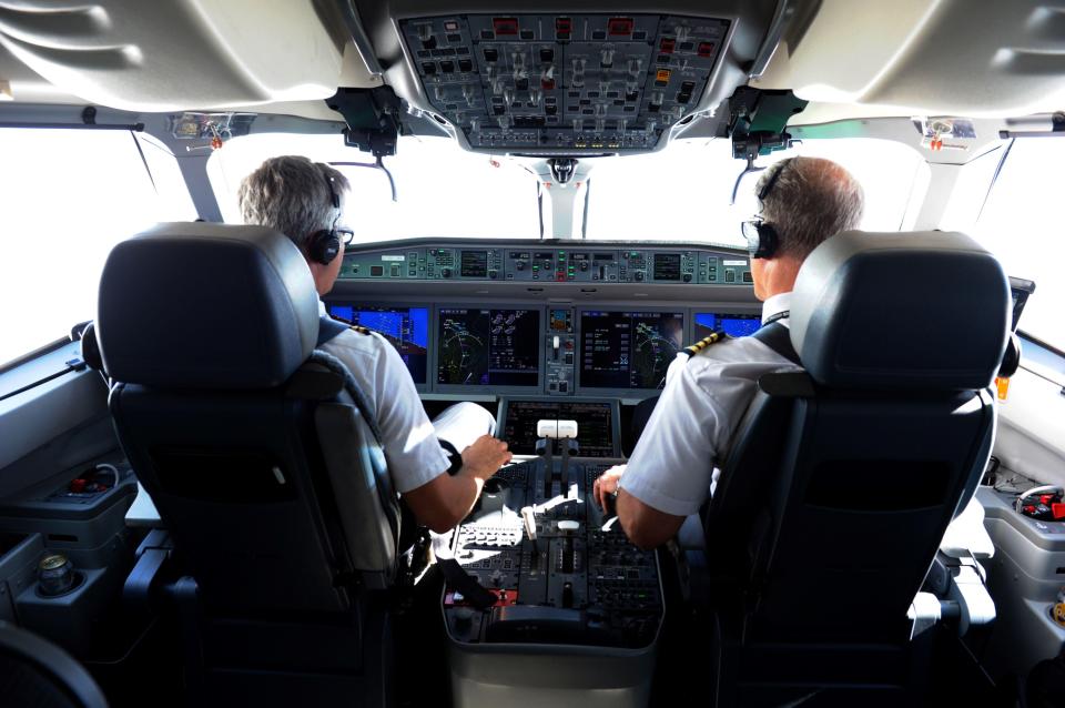 Pilots communicate to cabin crew using specific code words