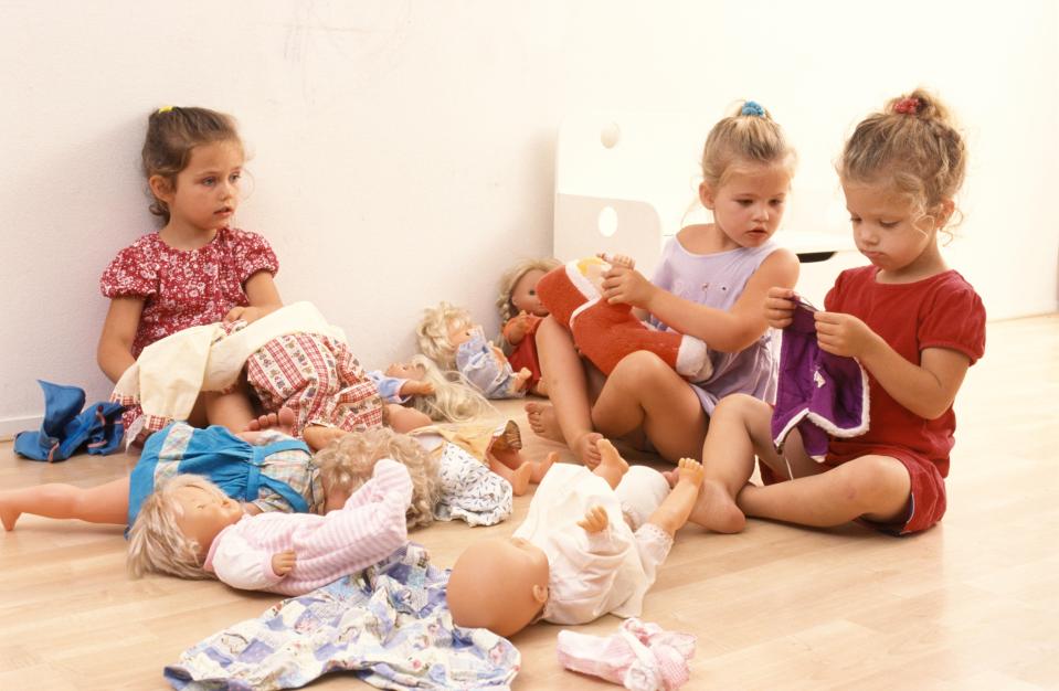  Recently girls have played with dolls less but they still overwhelmingly prefer traditionally female toys