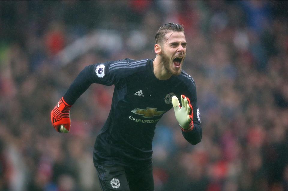  David De Gea easily picked up the most fan votes for 'Untouchable' status