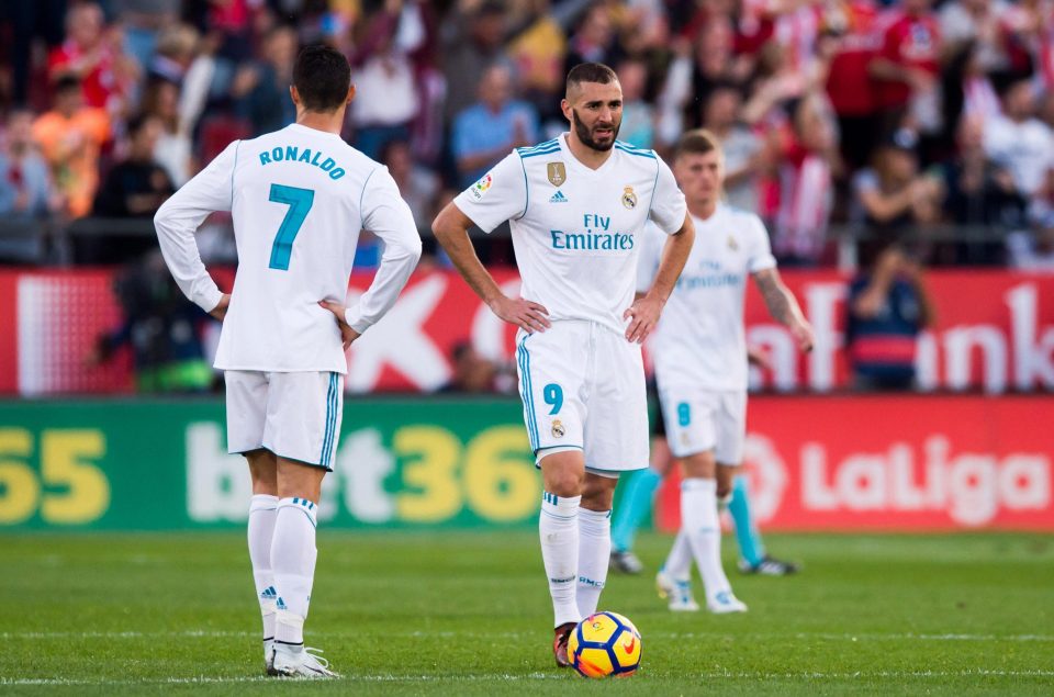  Cristiano Ronaldo and Karim Benzema have struggled in La Liga this season