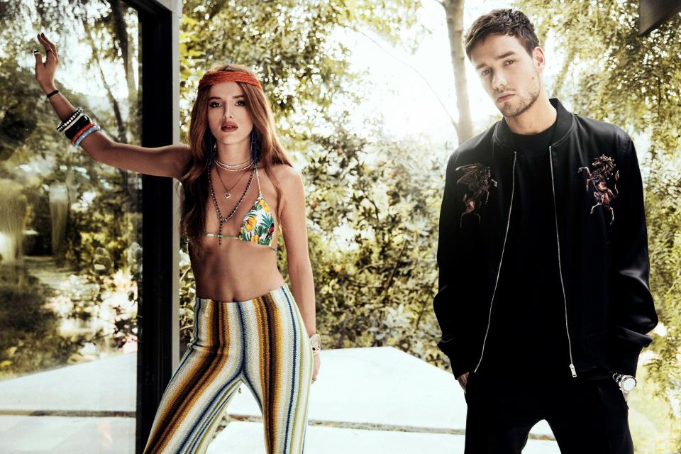  Bella Thorne bears an uncanny resemblance to Cheryl Cole in the video for Liam's new single