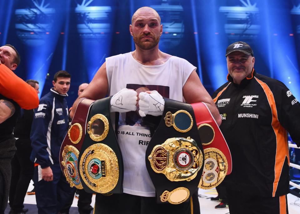  Fury shocked the world when he defeated Wladimir Klitschko nearly two years ago