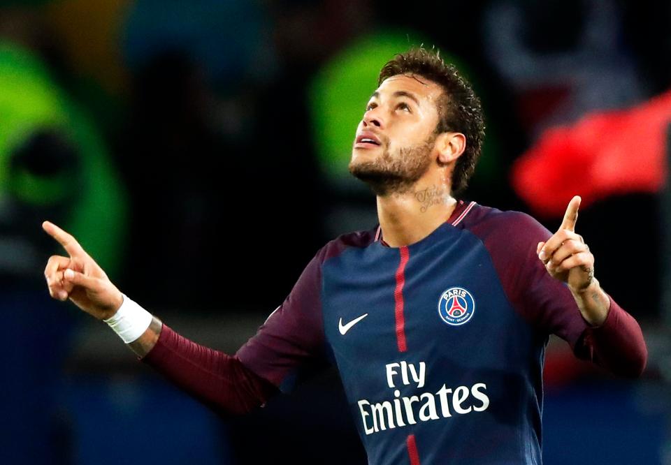  Neymar's PSG side are currently favourites to win the Champions League