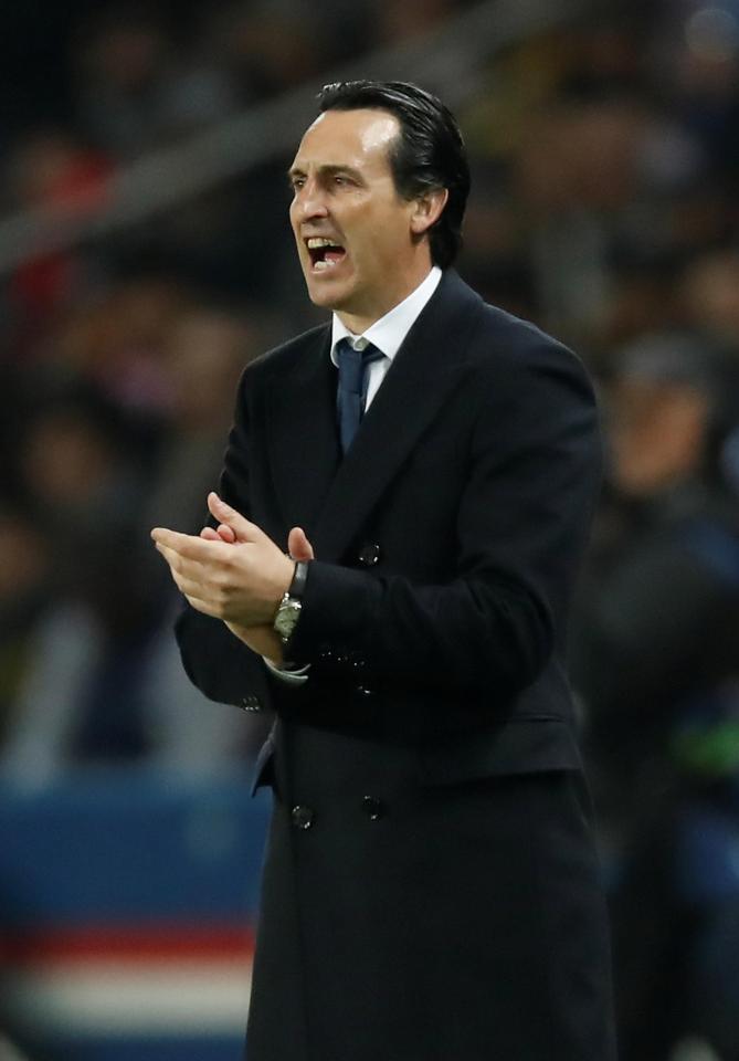  Unai Emery is under pressure to deliver for Paris Saint-Germain this season