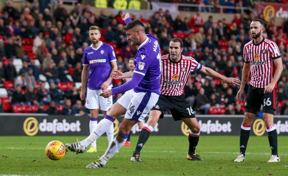  Bolton recorded their first away win at Sunderland in over 30 league games