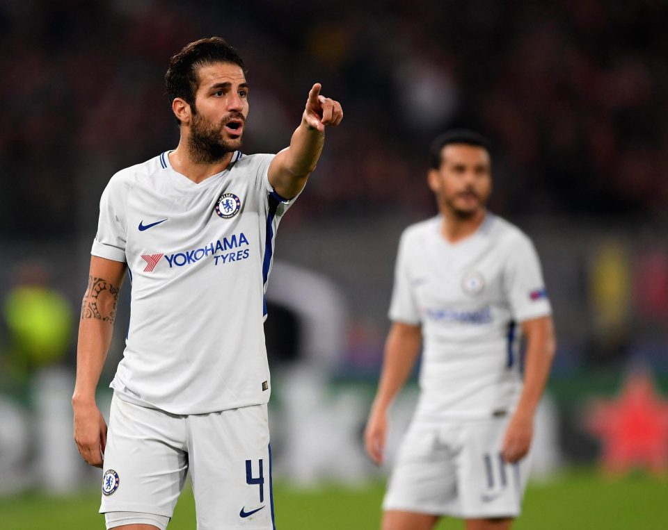  Cesc Fabregas, pictured during Chelsea's 3-0 thrashing at Roma, has admitted the squad are struggling with Champions League football