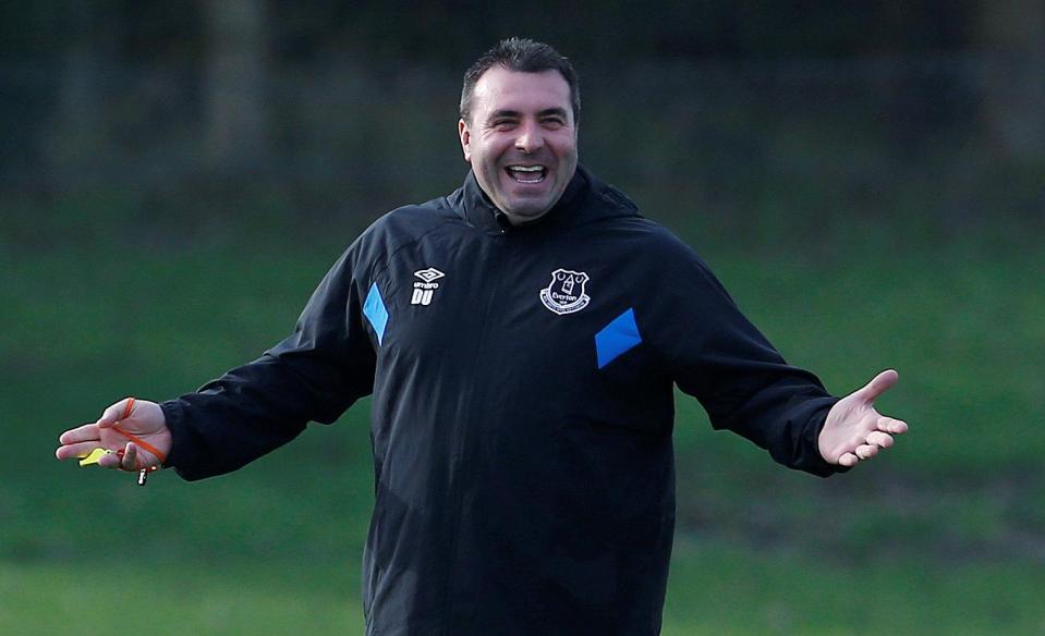  Former Everton star and coach David Unsworth is the Toffees' caretaker manager but will not get permanent job