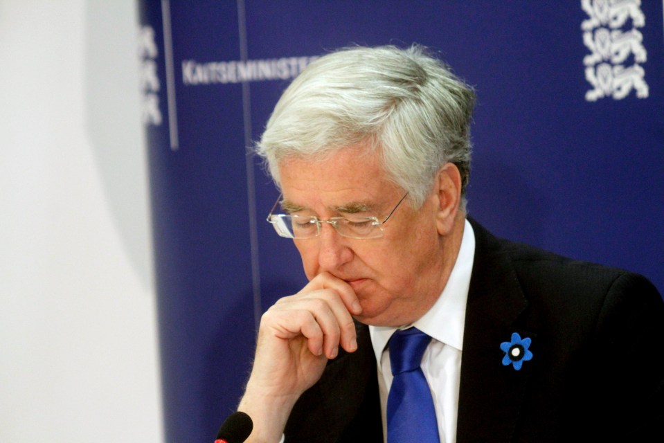 Prime Minister was plunged into a new crisis last night after Sir Michael Fallon resigned from the Cabinet