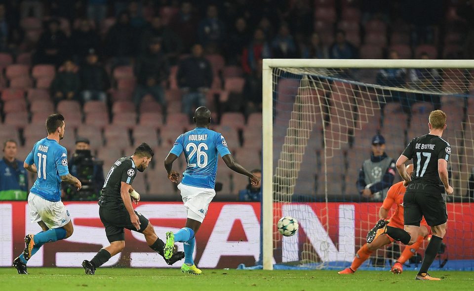  Sergio Aguero netted against Napoli to break the Manchester City goalscoring record