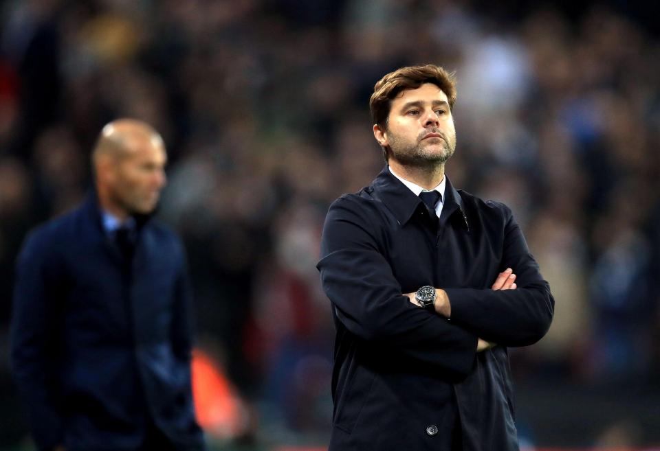  Mauricio Pochettino left legend Zinedine Zidane in his shadow