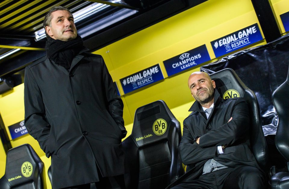  Zorc works closely with Dortmund manager Peter Bosz