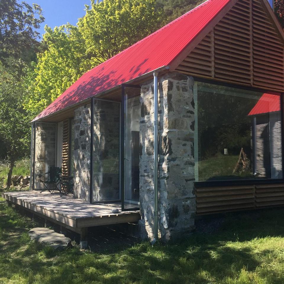  New red roofs echo the historic metal roofing which is commonplace in properties across the Highlands