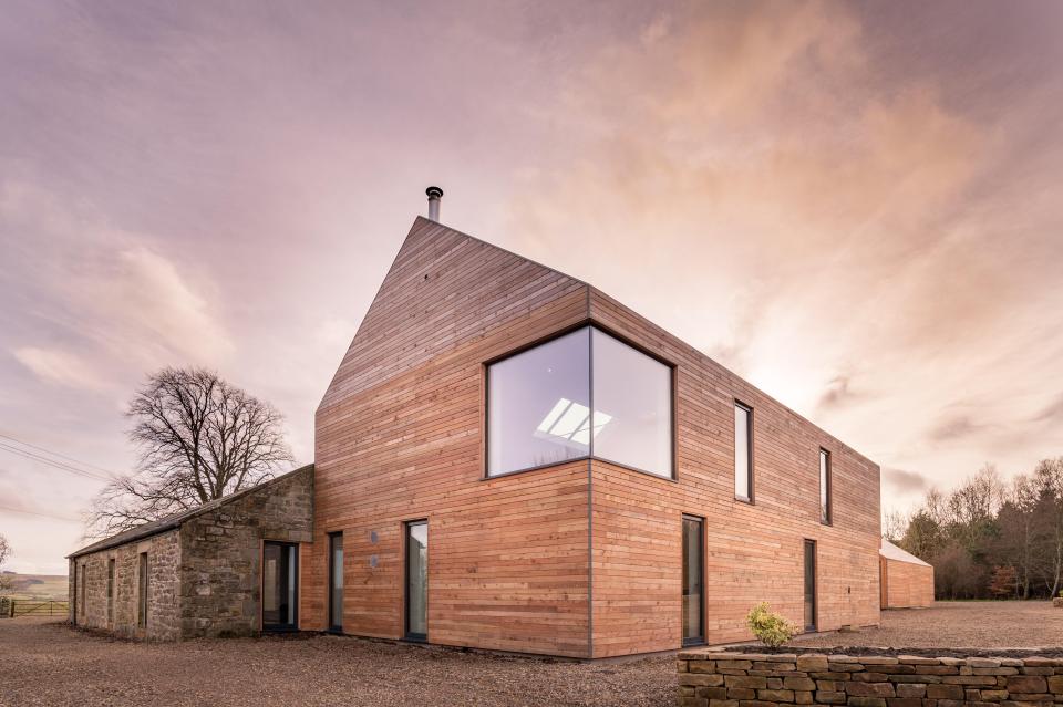  The Northermberland property backs on to an existing single storey barn, which is set to be converted into bedrooms and an office