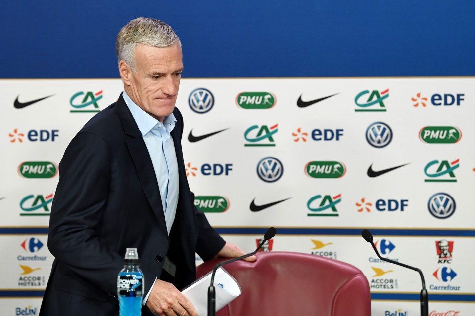 Didier Deschamps is without several top player for upcoming friendlies