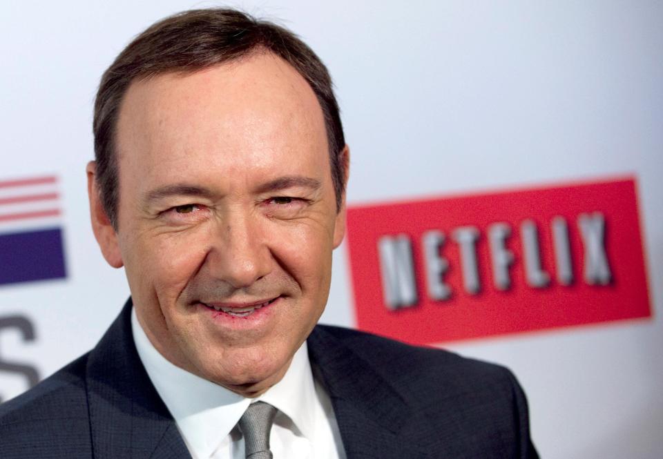  Spacey is then believed to have made a seedy comment to the 20-year-old, whose girlfriend had left him alone on the couch