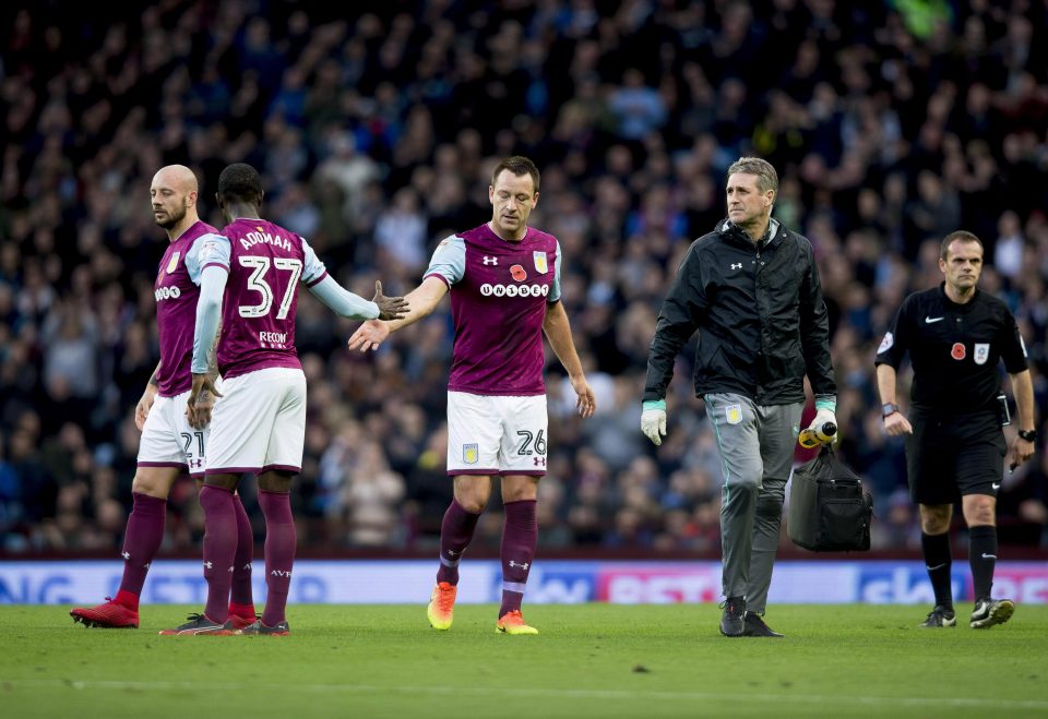  John Terry has been an integral figure for Aston Villa this season