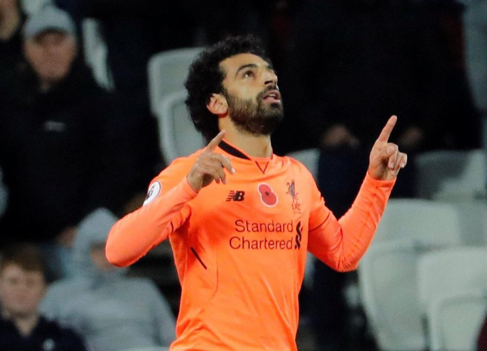  Mo Salah has been in inspirational form for Liverpool this season