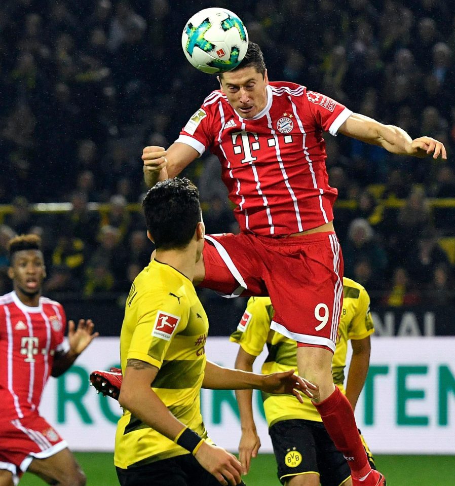  Robert Lewandowski was also in goal-scoring form