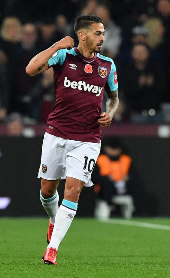  Manuel Lanzini could be set for a move to Spurs