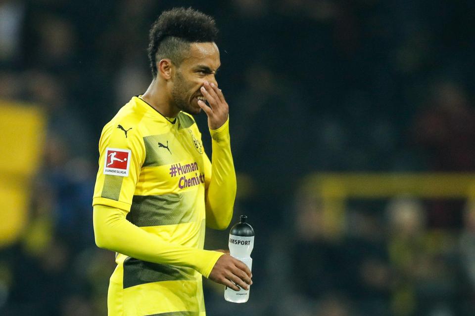  Top scorer Aubameyang was suspended by the club for breaching rules