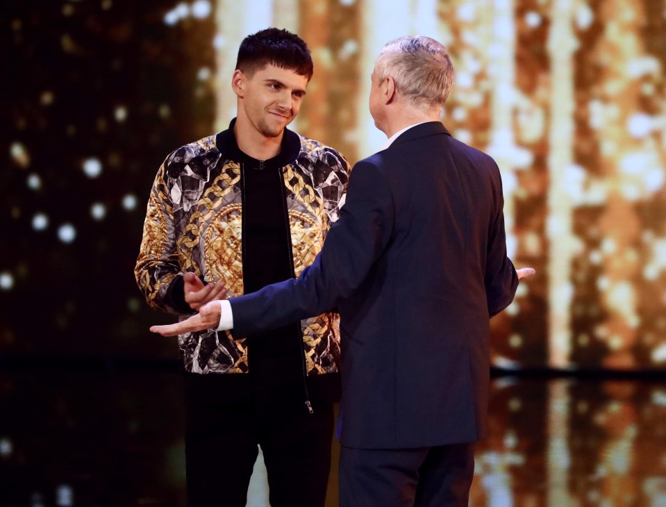 Louis’ act Leon Mallet was voted off tonight’s X Factor