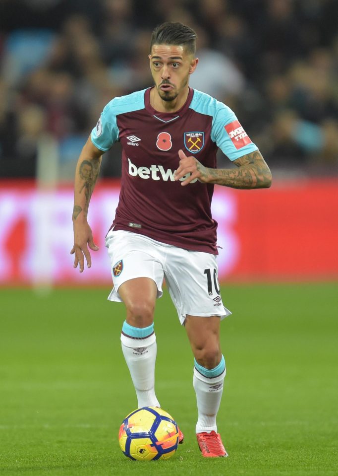  Manuel Lanzini has attracted the interest of Spurs