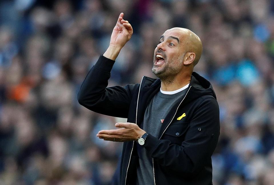  Pep Guardiolas City have scored 38 goals in 11 Prem games this season