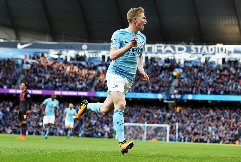  Kevin De Bruyne has been one of Manchester City's stand-out players