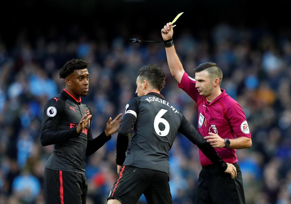  Arsene Wenger was also critical of referee Michael Oliver